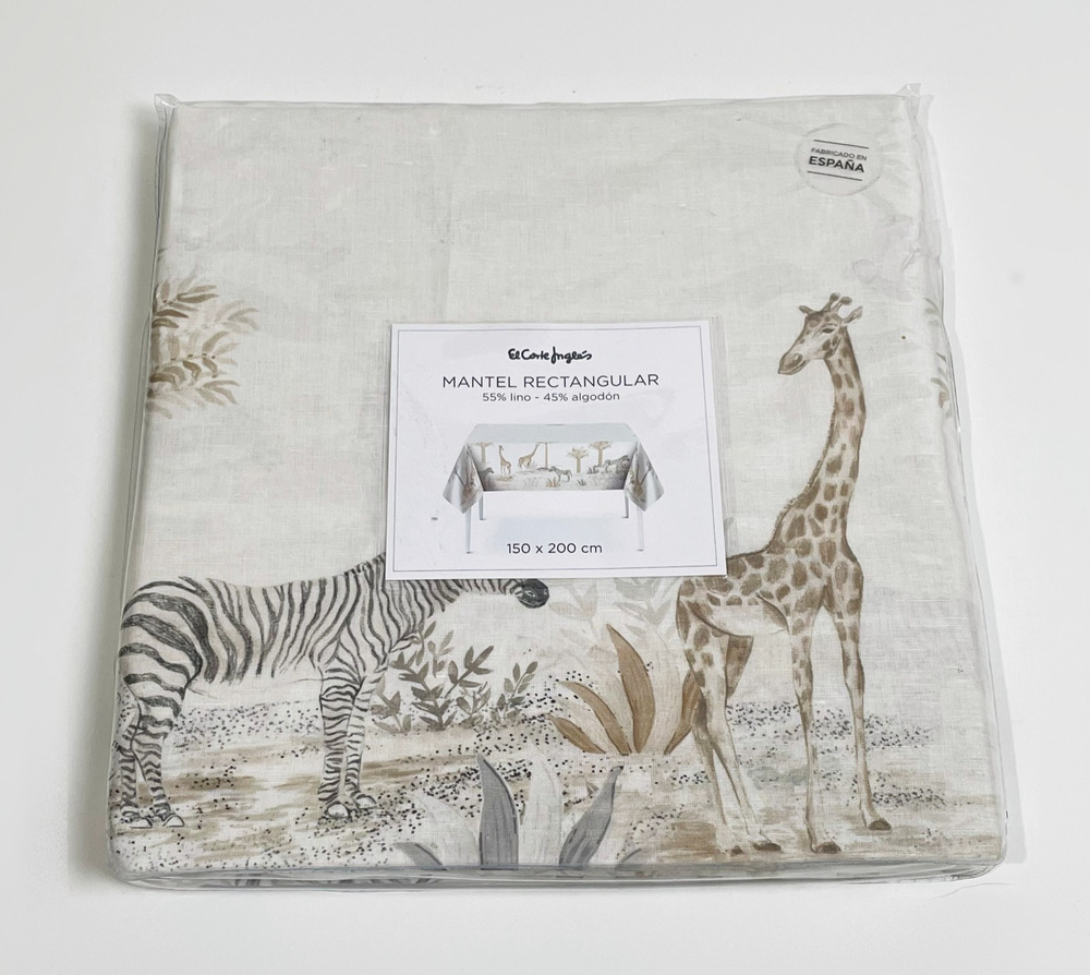 El Corte Ingles Rectangular Tablecloth 150x200cm - Kinsasa